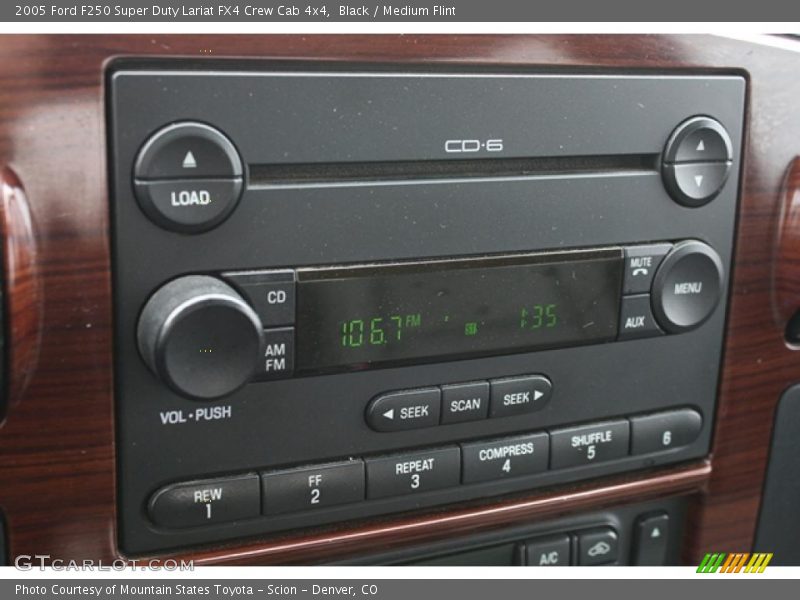 Black / Medium Flint 2005 Ford F250 Super Duty Lariat FX4 Crew Cab 4x4