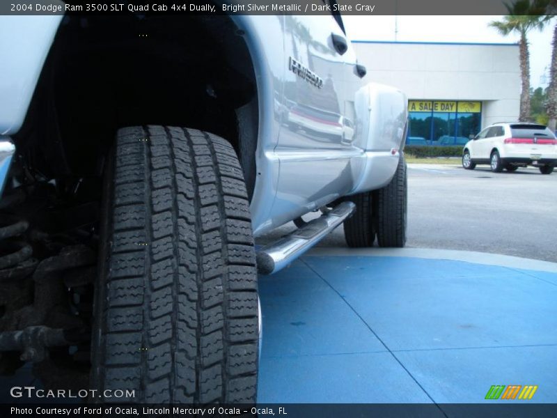 Bright Silver Metallic / Dark Slate Gray 2004 Dodge Ram 3500 SLT Quad Cab 4x4 Dually