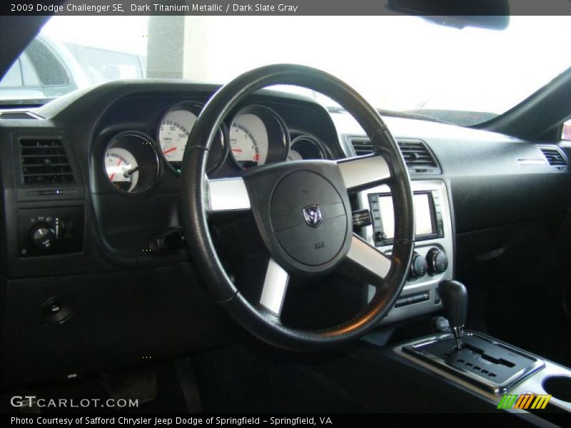 Dark Titanium Metallic / Dark Slate Gray 2009 Dodge Challenger SE