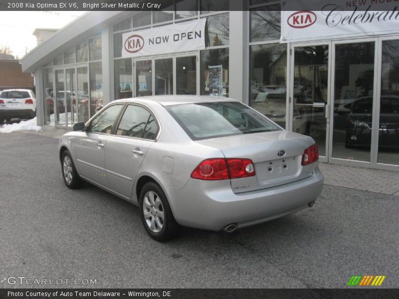 Bright Silver Metallic / Gray 2008 Kia Optima EX V6