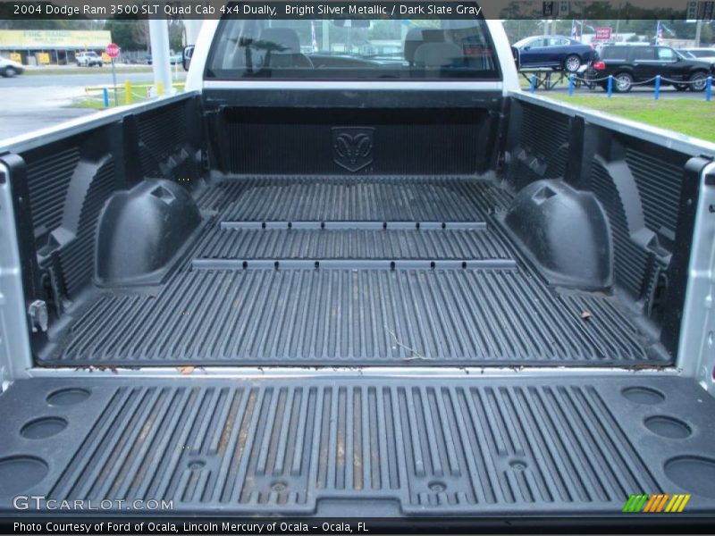 Bright Silver Metallic / Dark Slate Gray 2004 Dodge Ram 3500 SLT Quad Cab 4x4 Dually