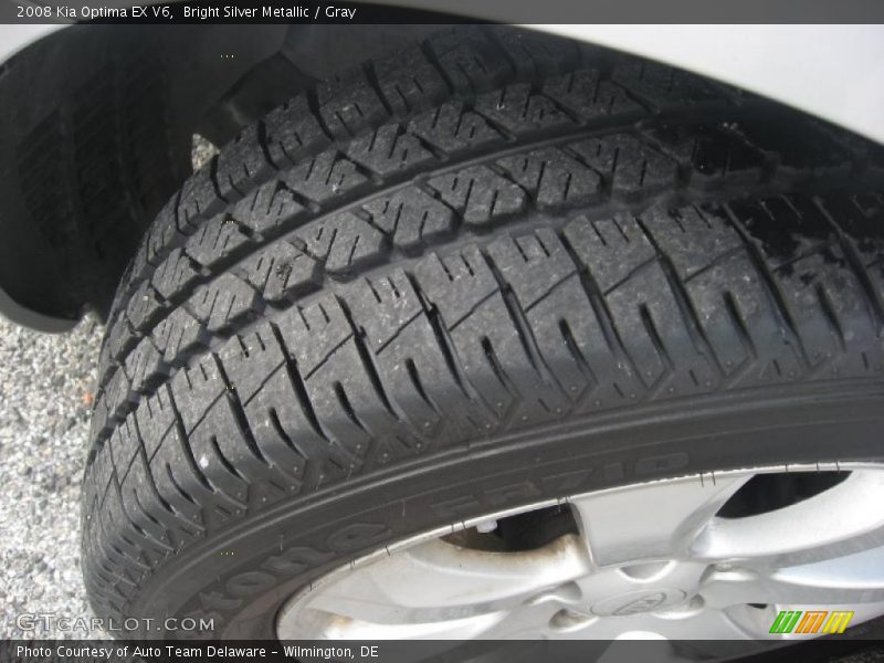 Bright Silver Metallic / Gray 2008 Kia Optima EX V6