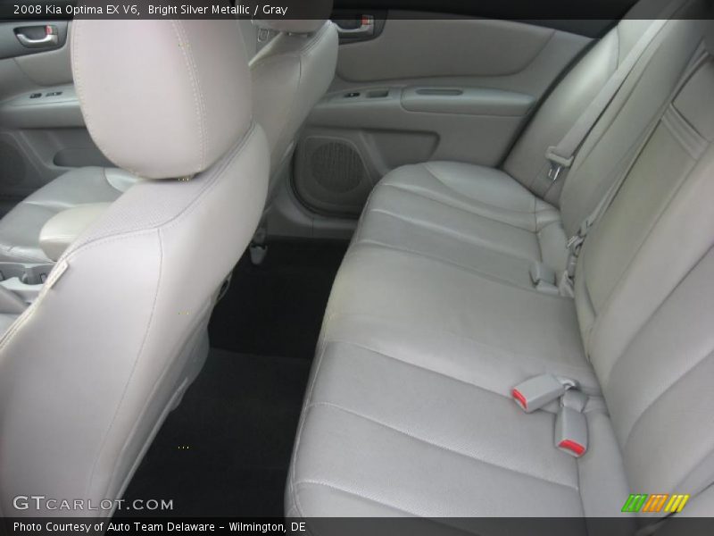Bright Silver Metallic / Gray 2008 Kia Optima EX V6