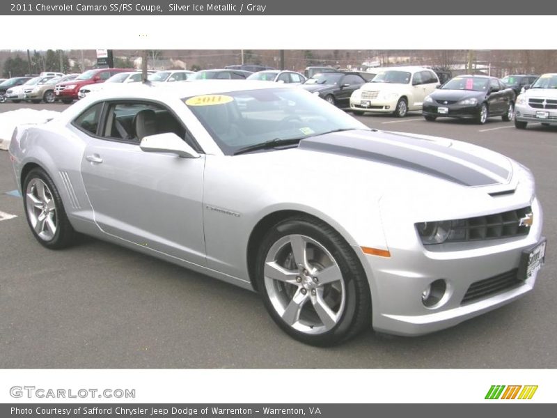 Silver Ice Metallic / Gray 2011 Chevrolet Camaro SS/RS Coupe