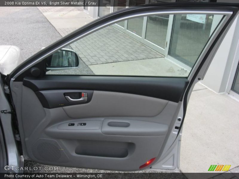 Bright Silver Metallic / Gray 2008 Kia Optima EX V6