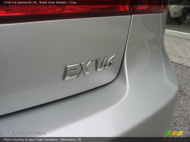 Bright Silver Metallic / Gray 2008 Kia Optima EX V6