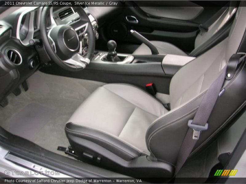 Silver Ice Metallic / Gray 2011 Chevrolet Camaro SS/RS Coupe