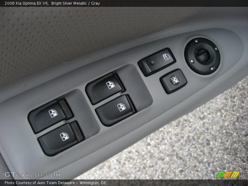 Bright Silver Metallic / Gray 2008 Kia Optima EX V6