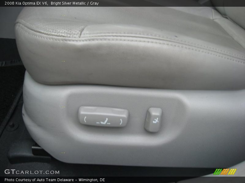 Bright Silver Metallic / Gray 2008 Kia Optima EX V6