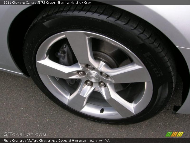 Silver Ice Metallic / Gray 2011 Chevrolet Camaro SS/RS Coupe
