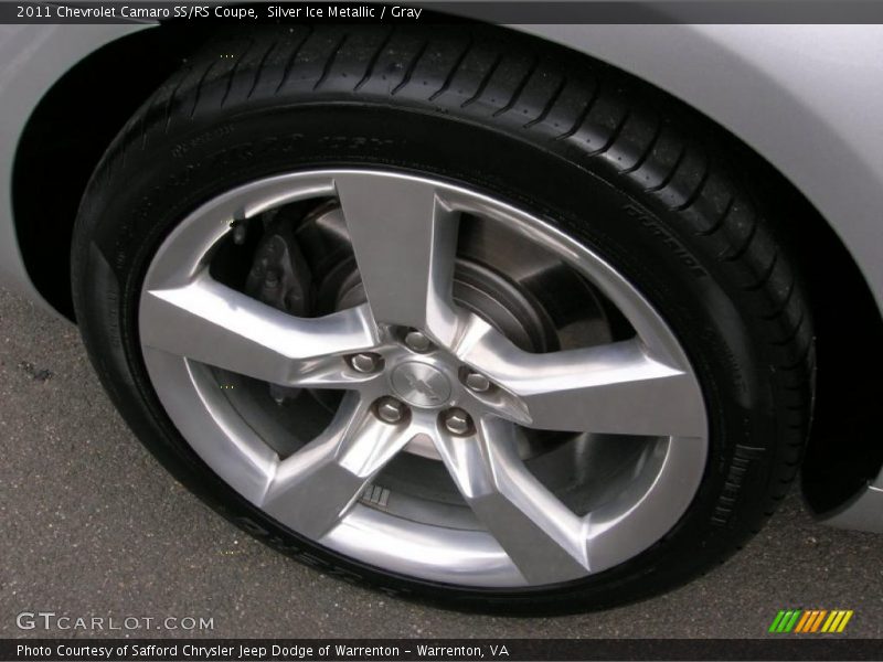 Silver Ice Metallic / Gray 2011 Chevrolet Camaro SS/RS Coupe