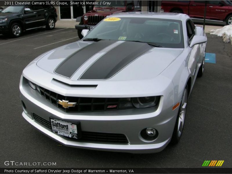 Silver Ice Metallic / Gray 2011 Chevrolet Camaro SS/RS Coupe
