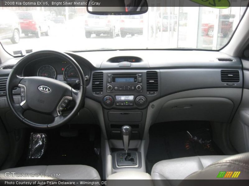 Bright Silver Metallic / Gray 2008 Kia Optima EX V6