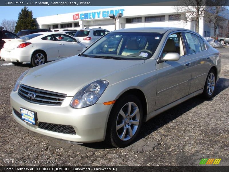Serengeti Sand / Wheat 2005 Infiniti G 35 x Sedan