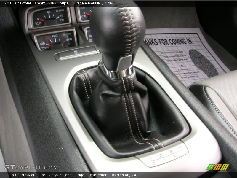 Silver Ice Metallic / Gray 2011 Chevrolet Camaro SS/RS Coupe