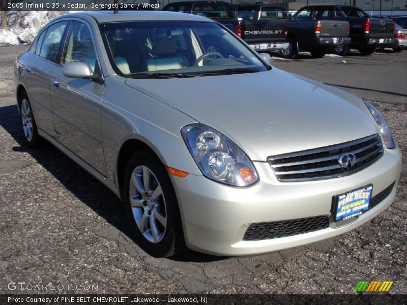 Serengeti Sand / Wheat 2005 Infiniti G 35 x Sedan