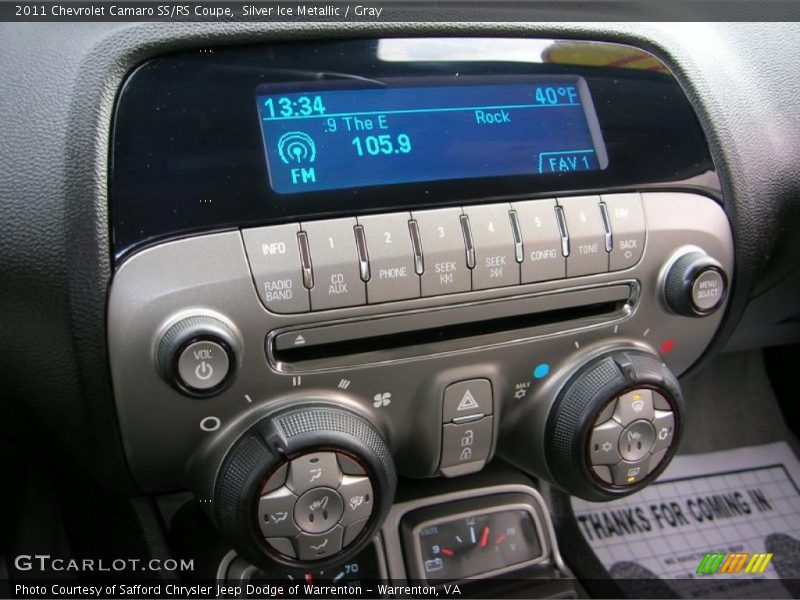 Silver Ice Metallic / Gray 2011 Chevrolet Camaro SS/RS Coupe