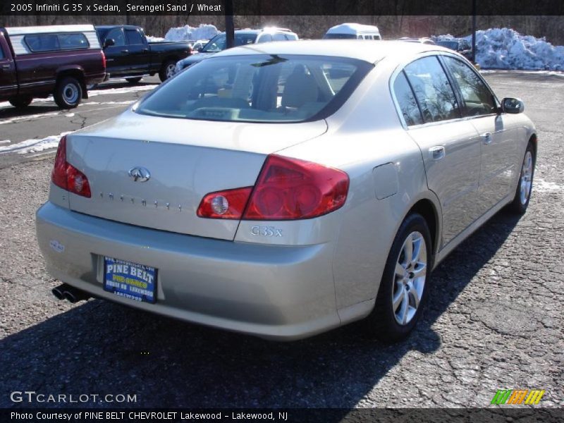 Serengeti Sand / Wheat 2005 Infiniti G 35 x Sedan