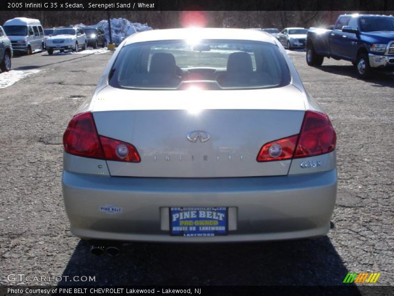 Serengeti Sand / Wheat 2005 Infiniti G 35 x Sedan