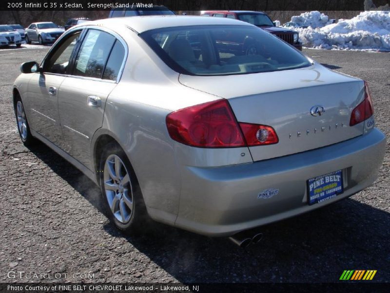 Serengeti Sand / Wheat 2005 Infiniti G 35 x Sedan