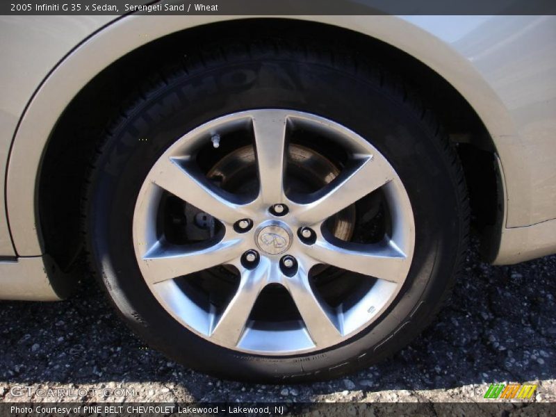 Serengeti Sand / Wheat 2005 Infiniti G 35 x Sedan