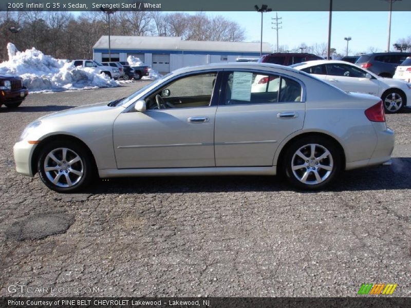  2005 G 35 x Sedan Serengeti Sand