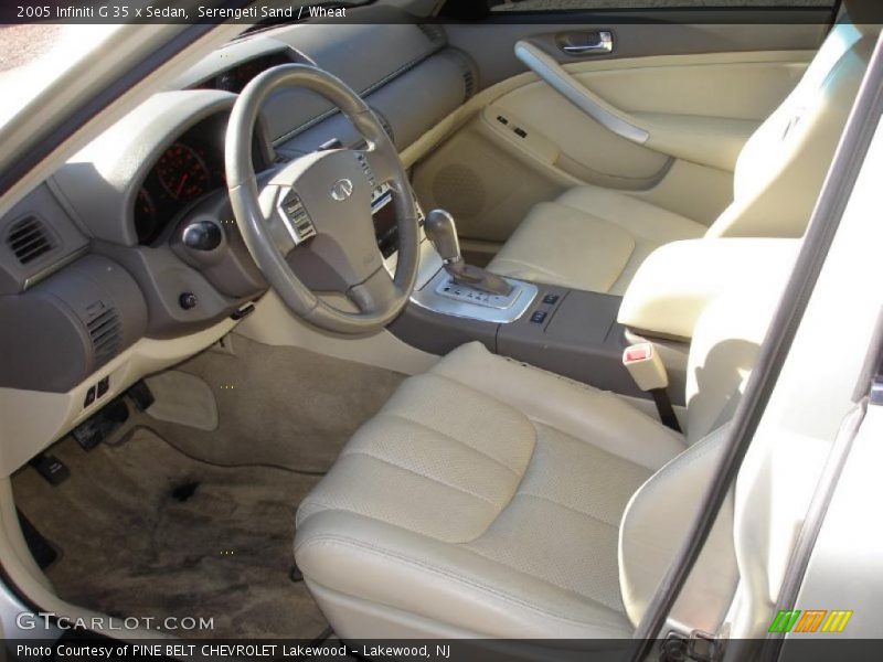  2005 G 35 x Sedan Wheat Interior
