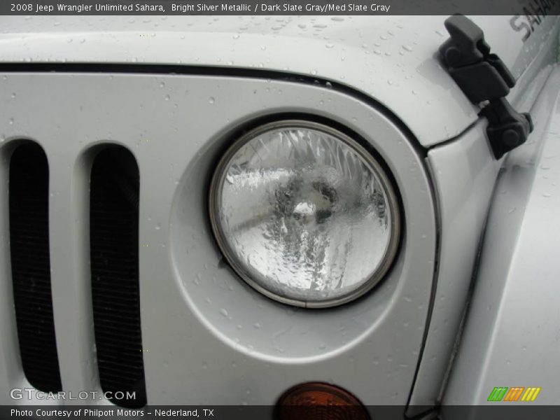 Bright Silver Metallic / Dark Slate Gray/Med Slate Gray 2008 Jeep Wrangler Unlimited Sahara