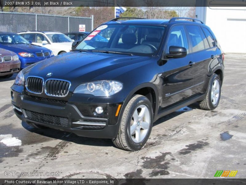 Jet Black / Black 2007 BMW X5 3.0si