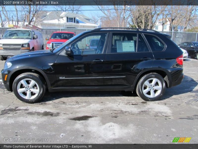 Jet Black / Black 2007 BMW X5 3.0si