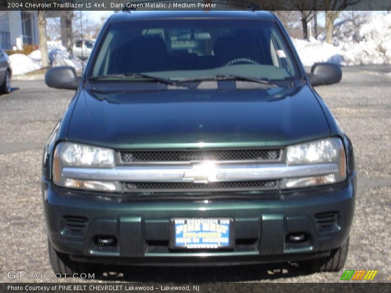 Dark Green Metallic / Medium Pewter 2004 Chevrolet TrailBlazer LS 4x4