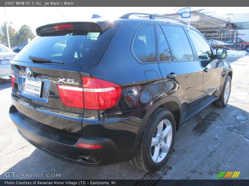 Jet Black / Black 2007 BMW X5 3.0si