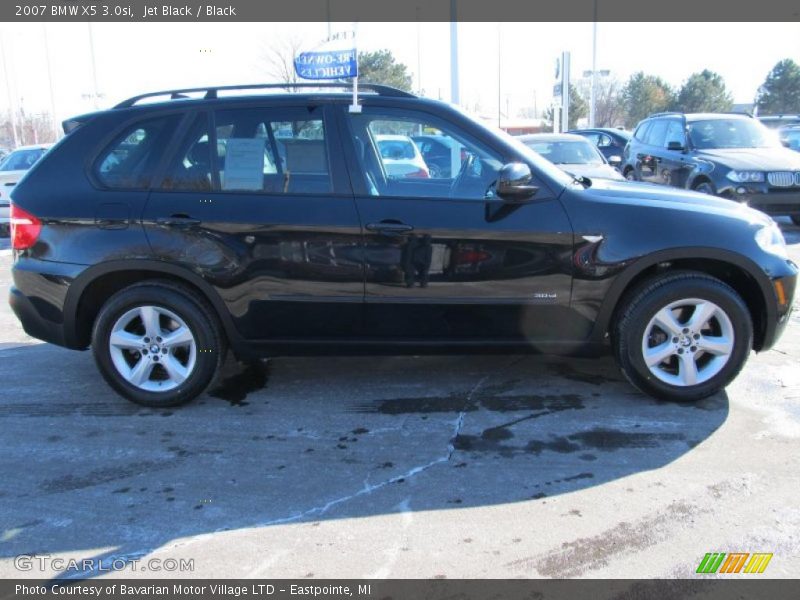 Jet Black / Black 2007 BMW X5 3.0si