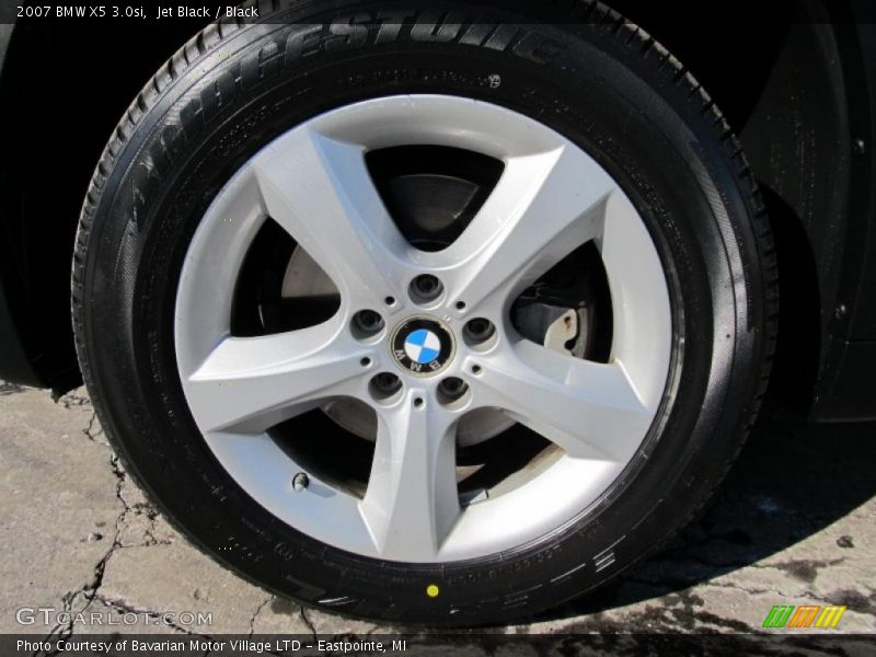 Jet Black / Black 2007 BMW X5 3.0si