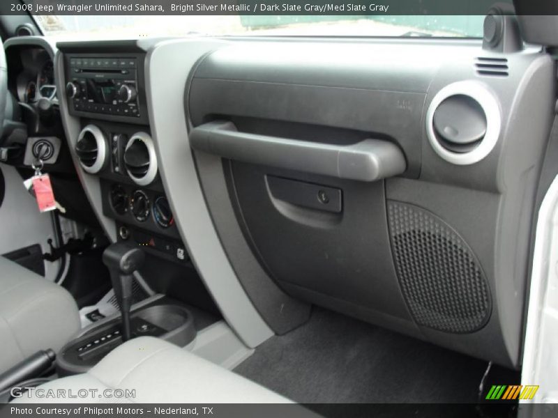 Bright Silver Metallic / Dark Slate Gray/Med Slate Gray 2008 Jeep Wrangler Unlimited Sahara
