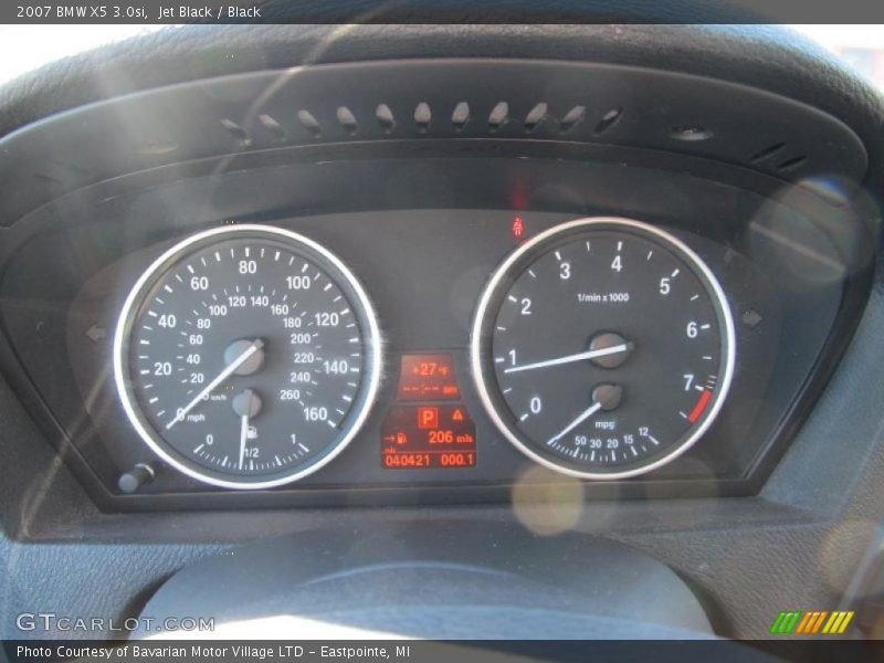 Jet Black / Black 2007 BMW X5 3.0si