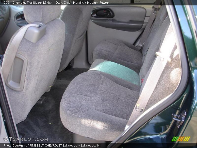 Dark Green Metallic / Medium Pewter 2004 Chevrolet TrailBlazer LS 4x4