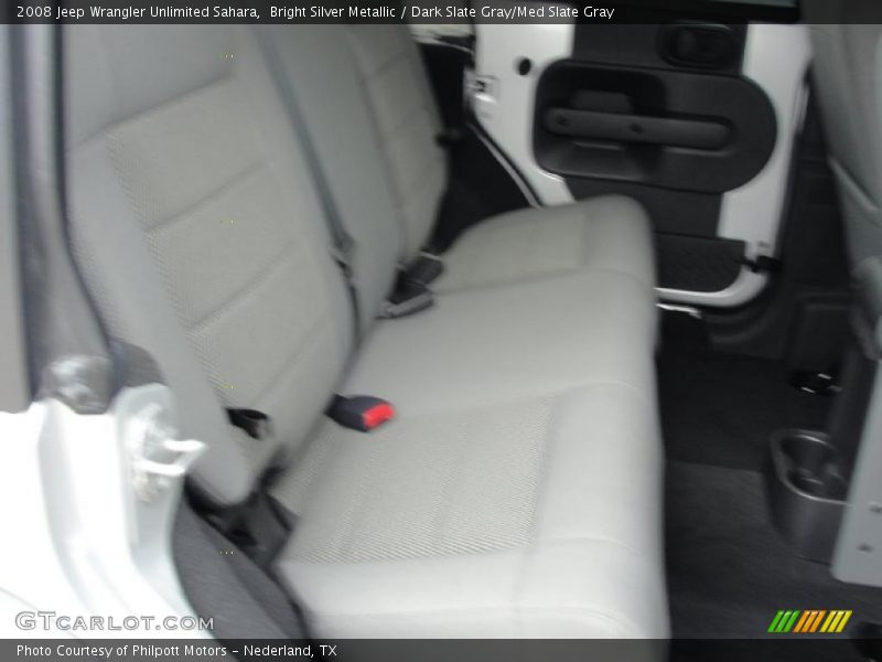 Bright Silver Metallic / Dark Slate Gray/Med Slate Gray 2008 Jeep Wrangler Unlimited Sahara