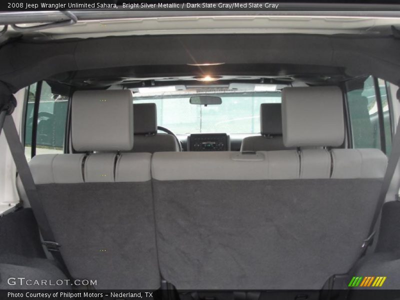 Bright Silver Metallic / Dark Slate Gray/Med Slate Gray 2008 Jeep Wrangler Unlimited Sahara