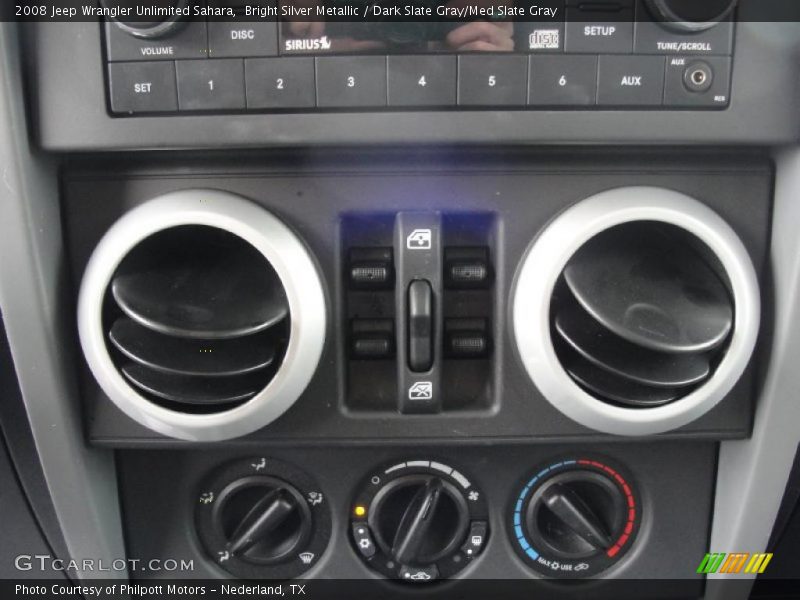 Bright Silver Metallic / Dark Slate Gray/Med Slate Gray 2008 Jeep Wrangler Unlimited Sahara