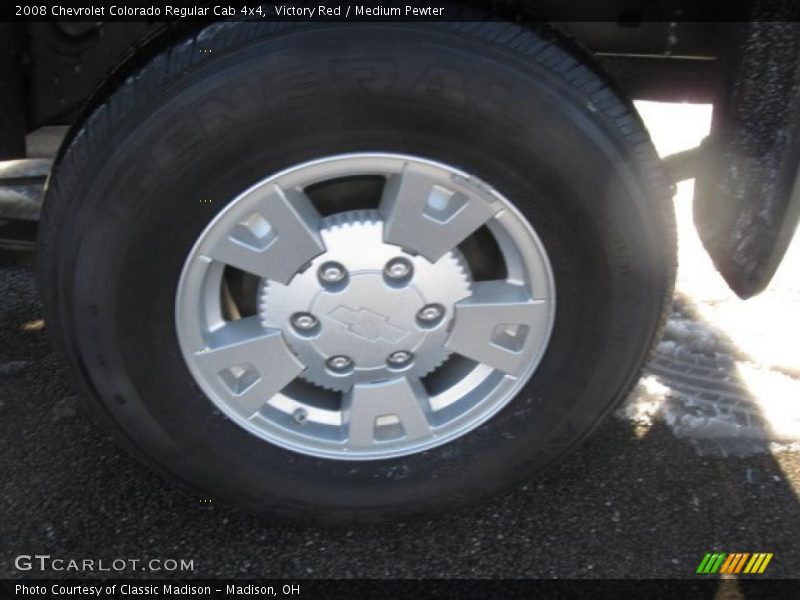 Victory Red / Medium Pewter 2008 Chevrolet Colorado Regular Cab 4x4