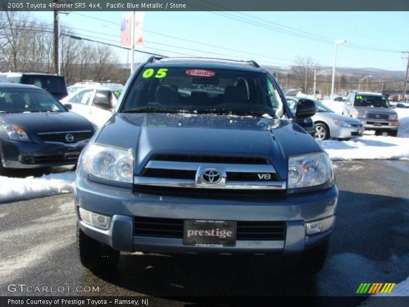 Pacific Blue Metallic / Stone 2005 Toyota 4Runner SR5 4x4