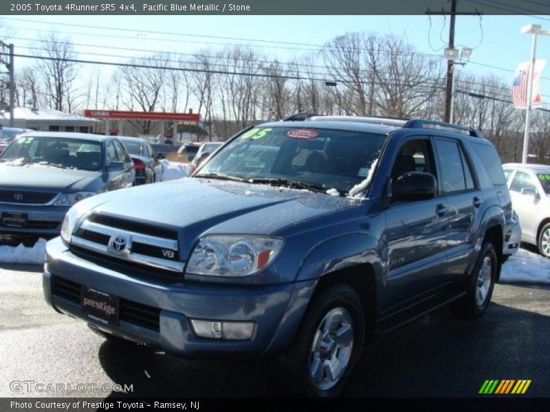 Pacific Blue Metallic / Stone 2005 Toyota 4Runner SR5 4x4
