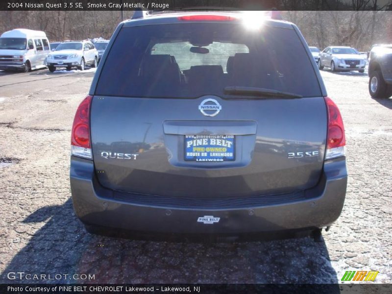 Smoke Gray Metallic / Rouge 2004 Nissan Quest 3.5 SE