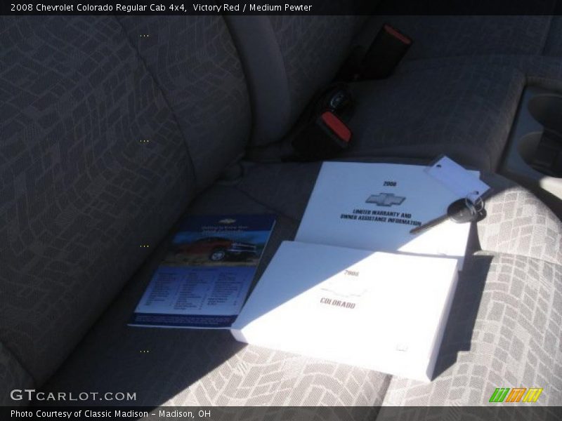 Victory Red / Medium Pewter 2008 Chevrolet Colorado Regular Cab 4x4