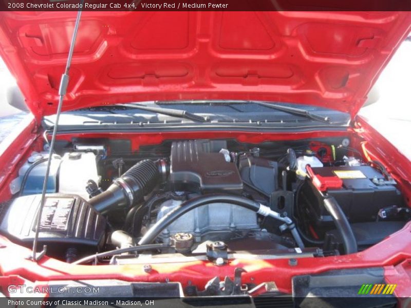 Victory Red / Medium Pewter 2008 Chevrolet Colorado Regular Cab 4x4