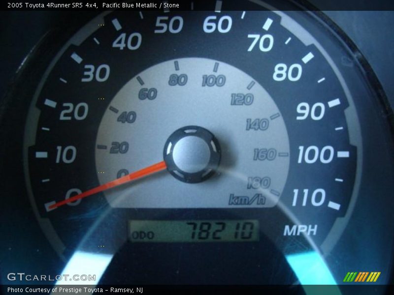 Pacific Blue Metallic / Stone 2005 Toyota 4Runner SR5 4x4