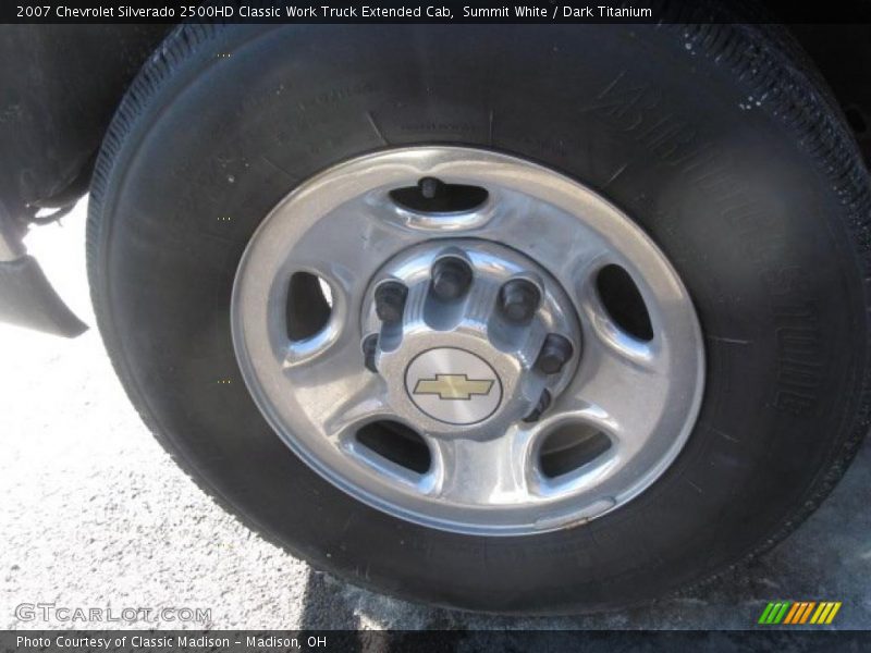 Summit White / Dark Titanium 2007 Chevrolet Silverado 2500HD Classic Work Truck Extended Cab