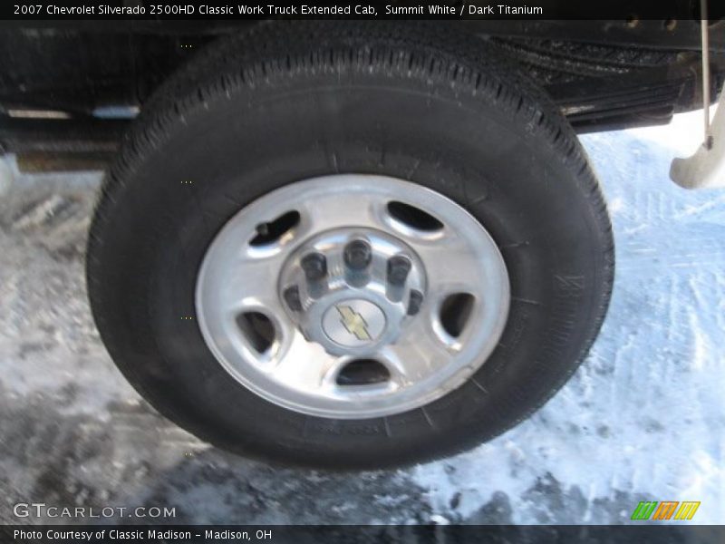 Summit White / Dark Titanium 2007 Chevrolet Silverado 2500HD Classic Work Truck Extended Cab