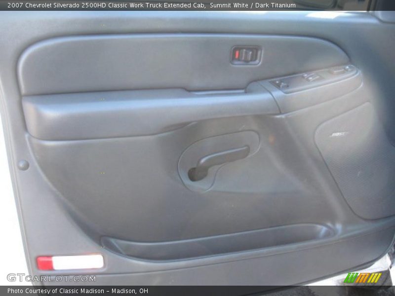 Summit White / Dark Titanium 2007 Chevrolet Silverado 2500HD Classic Work Truck Extended Cab